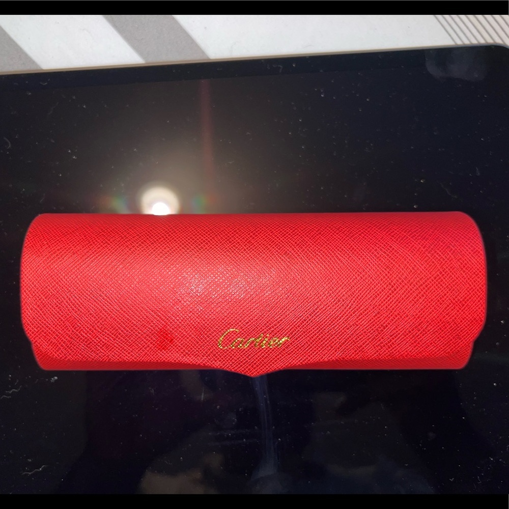 Cartier Gold Rimless Glasses